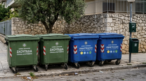 Αναγνώστης: Η κατάσταση με τα σκουπίδια σε Μαρμάρι και Τιγκάκι έχει βελτιωθεί αισθητά με την είσοδο του ιδιώτη 