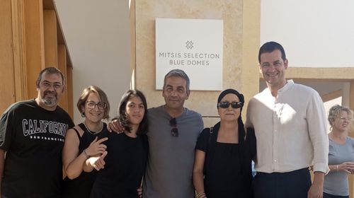 Μια ξεχωριστή ημέρα φιλοξενίας για την πρωταθλήτριά μας Δέσποινα Χόνδρου στο Mitsis Blue Domes Resort & Spa