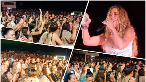 Αποθεώθηκε η Μελίνα Ασλανίδου στη συναυλία της στο Πυλί