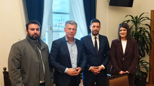 Συνάντηση του Δημάρχου Κω και Αντιδημάρχων με τον Αν. Υπ. Μεταφορών Κ. Κυρανάκη