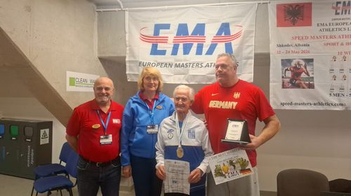 Δύο χρυσά μετάλλια για τον Κωνσταντίνο Χατζηεμμανουήλ στο Πανευρωπαϊκό Πρωτάθλημα Κλειστού Στίβου Masters