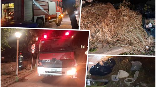 Φωτιά σε οικόπεδο στο κεντρο της Κω