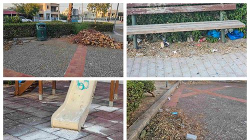 Αναγνώστρια: Εγκαταλελειμμένη γεμάτη από σκουπίδια η παιδική χαρά πίσω από το 1ο Δημ. Σχολείο Κω