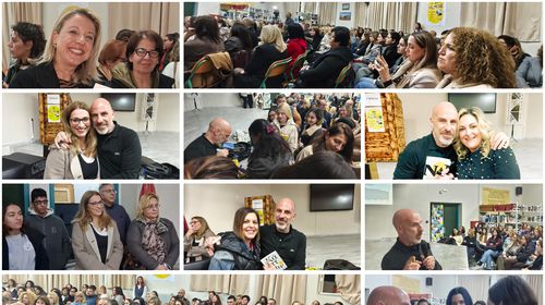 Ασφυκτικά γεμάτη η αίθουσα του ΕΠΑΛ Κω για τον Στέφανο Ξενάκη