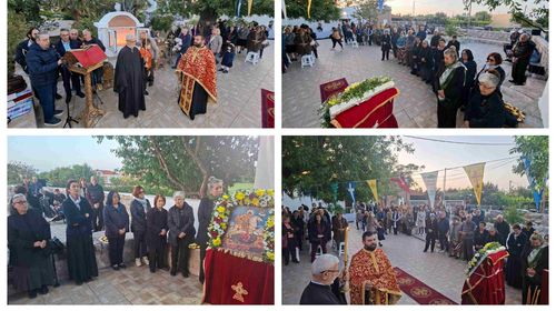 ΠΑΡΟΥΣΙΑ ΠΟΛΛΩΝ ΠΙΣΤΩΝ ΕΟΡΤΑΣΤΗΚΕ  Η ΜΝΗΜΗ ΤΟΥ ΑΓΙΟΥ ΓΕΩΡΓΙΟΥ  ΤΟΥ ΚΕΦΑΛΑ (ΧΑΛΙΚΟΥΡΑ)