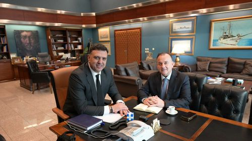 Συνάντηση του Βουλευτή Γ. Παππά με τον Υπ. Ναυτιλίας Β. Κικίλια – Προτεραιότητα η επίλυση του στεγαστικού για τα σώματα ασφαλείας