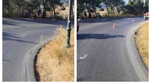 Tρoχαίο με μηχανάκι στις "Πόρτες" Αντιμάχειας - Άμεση παρέμβαση της ΛΕΚ Κω