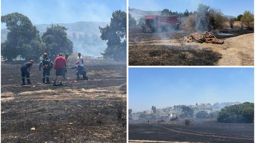 Mεγάλη κινητοποίηση για φωτιά στο Ψαλίδι - Τέθηκε άμεσα υπό έλεγχο χάρη στις συντονισμένες ενέργειες