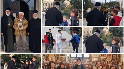 Τα Κάλαντα των Φώτων στον Μητροπολίτη κ. Ναθαναήλ