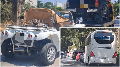 Μποτιλιάρισμα μετά από τροχαίο στο κέντρο της Κω 