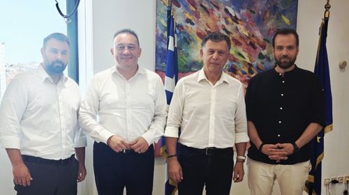 Συνάντηση του Δημάρχου Θ. Νικηταρά με τον Υφ. Παιδείας Κ. Βλάση για τις ανάγκες των σχολικών κτιρίων στην Κω