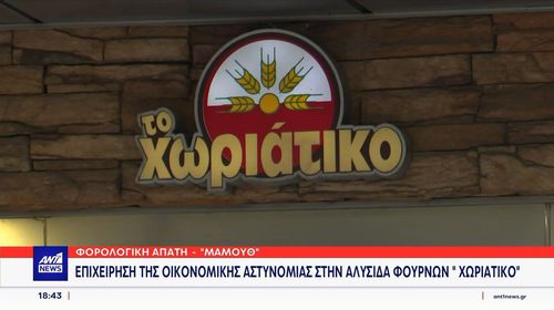 Χωριάτικο: Συνελήφθη ο ιδιοκτήτης αλυσίδας φούρνων για απάτη που αγγίζει τα 100 εκατ. ευρώ