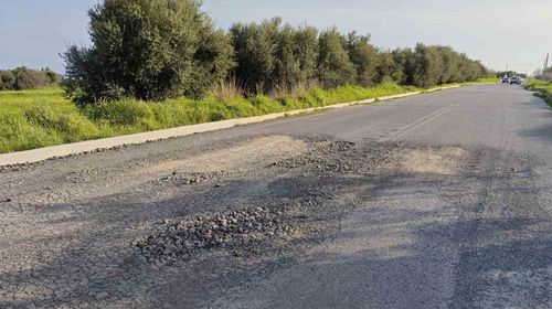 “Φθορές” στο οδόστρωμα του παρακαμπτήριου δρόμου στο Ζηπάρι μέσα σε λίγες ημέρες