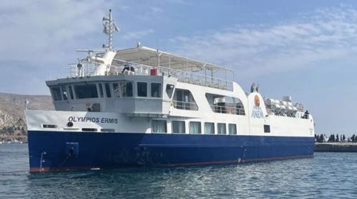 Έκτακτη προσέγγιση στην Κάλυμνο για το «ΟΛΥΜΠΙΟΣ ΕΡΜΗΣ» λόγω βλάβης