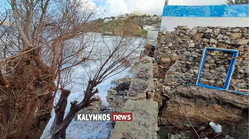 Σε κατάσταση Έκτακτης Ανάγκης ο Δήμος Καλυμνίων για την διαχείριση των συνεπειών από τα έντονα καιρικά φαινόμενα