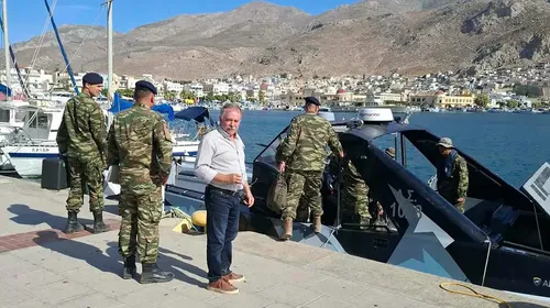 Γιάννης Μαστροκούκος: Αυτοψία στην Ψέριμο για την κατασκευή ελικοδρομίου