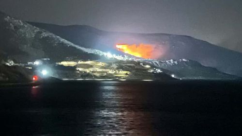 Μεγάλη πυρκαγιά στη χωματερή στα Γιανναχώραφα Καλύμνου 