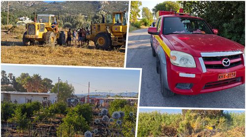 Μεγάλη κινητοποίηση για φωτιά στο Πυλί- Τέθηκε υπό έλεγχο 