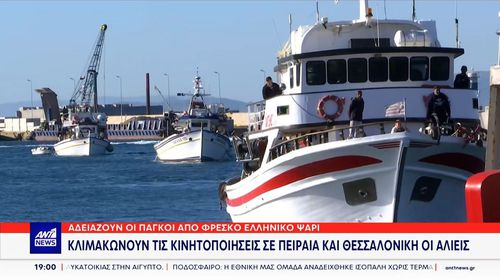 Συνεχίζουν το «εμπάργκο» οι ψαράδες μετά τις εξαγγελίες της κυβέρνησης και προειδοποιούν κλιμάκωση των κινητοποιήσεων