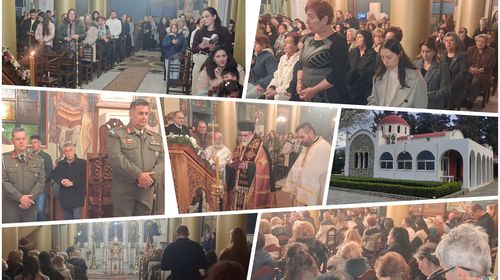  Με κατάνυξη η ακολουθία του Ακαθίστου Ύμνου με τον Σεβασμιώτατο σε Άγιο Νεκτάριο και Αγία Παρασκευή Κω