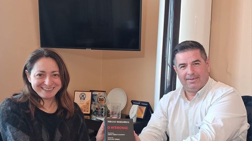 Mε τον Πρόεδρο του Σωματείου Εκμισθωμένων Ιδιωτικών Αυτοκινήτων με Οδηγό Σ. Γραμμένο συναντήθηκε η Έπαρχος Κω