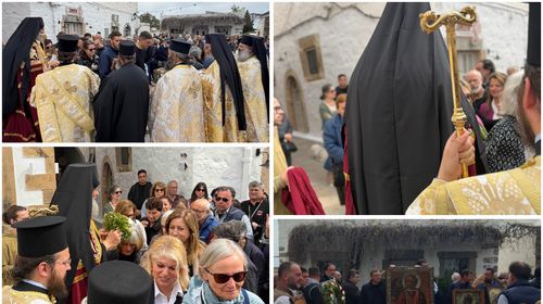 Με μεγάλη συμμετοχή η περιφορά εικόνων και λειψάνων στην Πάτμο