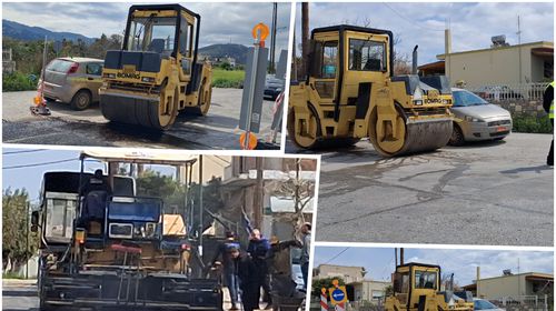 Ξεκίνησε η ασφαλτόστρωση στο Ζηπάρι - Την επόμενη εβδομάδα αναμένεται να δοθεί ο δρόμος στην κυκλοφορία