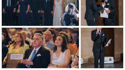 Ύψιστη ιταλική διάκριση στον Β. Υψηλάντη ως «Ιππότης του Τάγματος του Αστέρα»