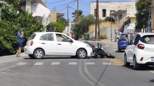 Νέο τροχαίο στο Πυλί - Αυτοκίνητο συγκρούστηκε με δίκυκλο