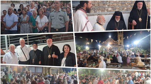 Με μεγάλη προσέλευση το πανηγύρι του Αγίου Κοσμά του Αιτωλού στο Πλατάνι 