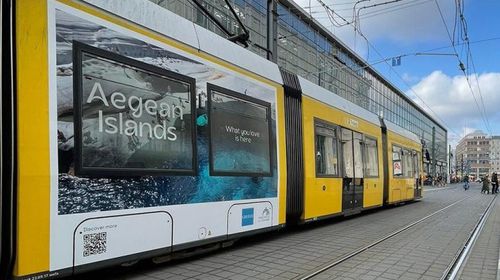 Προβολή στο μετρό και το τραμ του Βερολίνου για τα νησιά της περιφέρειας