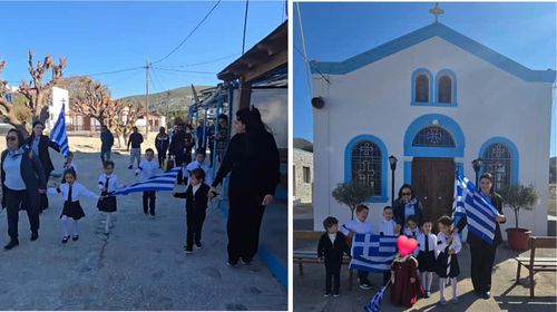 Ψέριμος: Η πιο συγκινητική παρέλαση της Ελλάδας – 6 μικρά παιδιά τίμησαν την 78η επέτειο της Ενσωμάτωσης της Δωδεκανήσου