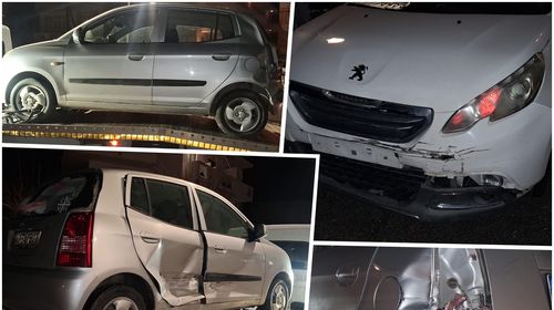 Τροχαίο ατύχημα στην πόλη με σύγκρουση 2 αυτοκινήτων