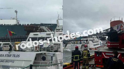 Ρόδος: Βυθίστηκε το πλοίο Sea Star Tilos - Βίντεο από τη δραματική διάσωση του πληρώματος