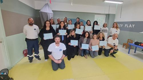 Σεμινάριο παιδιατρικής υποστήριξης της ζωής από την ΕΟΔ Κω σε εκπαιδευτικούς του παιδικού Σταθμού Αβέρωφ