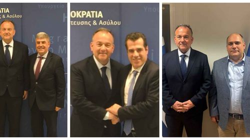 Συναντήσεις του κ. Γιάννη Παππά στο Υπ. Μετανάστευσης για τις δομές και το μεταναστευτικό στα νησιά