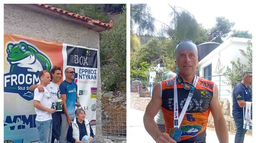 Ο Γιώργος Δούβας κατέκτησε την 2η θέση στο "Frogman swimrun"