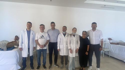 Εθελοντική Αιμοδοσία  στο ξενοδοχείο Blue Domes του Ομίλου Μήτση στην Καρδάμαινα 