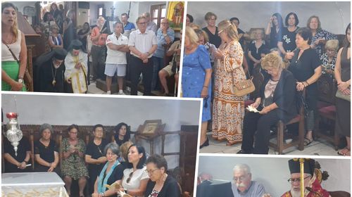 Παράκληση στην Υπεραγία Θεοτόκο με τον Σεβασμιώτατο και τις «Νιαμερίτισσες» στην Παναγία Σπηλιανή Νισύρου