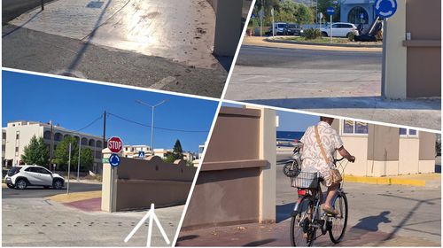Βελτιώσεις στον κόμβο της Μαρίνας ζητούν οδηγοί (δεν υπάρχει καλή ορατότητα για όσους βγαίνουν από την Μαρίνα)