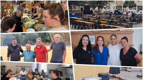 Φωτιά έχουν πάρει τα καζάνια για τα σημερινά χοιροσφάγια του ΑΠΕΛΛΗ στο Πυλί