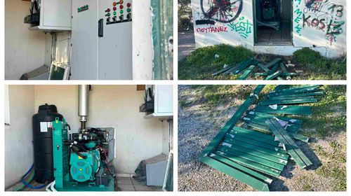 Αναγνώστης: Έσπασαν τις πόρτες στο αντλιοστάσιο στη Λάμπη