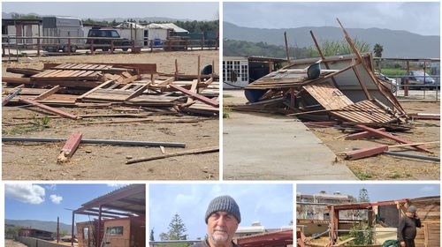 Μεγάλες καταστροφές από την κακοκαιρία στο “Ericas Horse Farm” στο Μαρμάρι