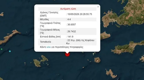 Σεισμός 4,4 R στην Κω