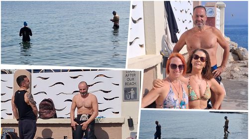 Στα παγωμένα νερά με χαμόγελο οι τολμηροί χειμερινοί κολυμβητές της Κω