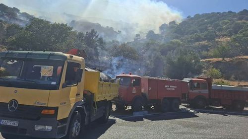 ΕΣΒΗΣΕ Η ΠΥΡΚΑΓΙΑ ΣΤΟΥΣ ΠΑΛΟΥΣ ΝΙΣΥΡΟΥ 