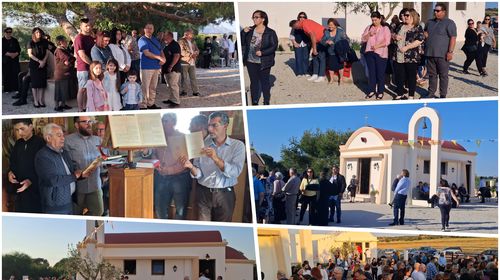 Πλήθος πιστών στον εσπερινό της εορτής του Αγίου Ιωάννη του Ρώσου στην Αντιμάχεια 