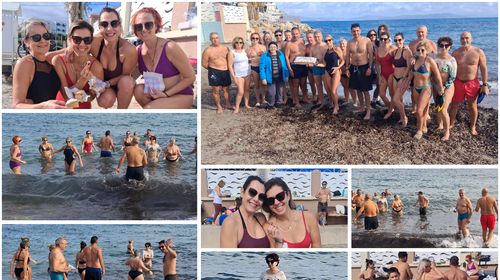 Πρωινό μπάνιο και κοπή πίτας για τους Χειμερινούς Κολυμβητές Κω