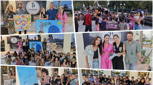 Με χρώματα και δημιουργία τα παιδιά του Σ/γου "Ακροβατης" έστειλαν το δικό τους μήνυμα κατά της βίας