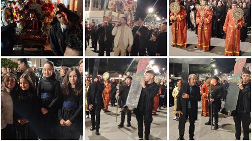 Με κατάνυξη η περιφορά του Επιταφίου στον Άγιο Γεώργιο Πυλίου
